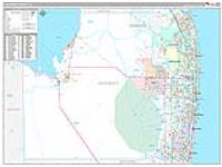 Palm Beach, Fl Carrier Route Wall Map